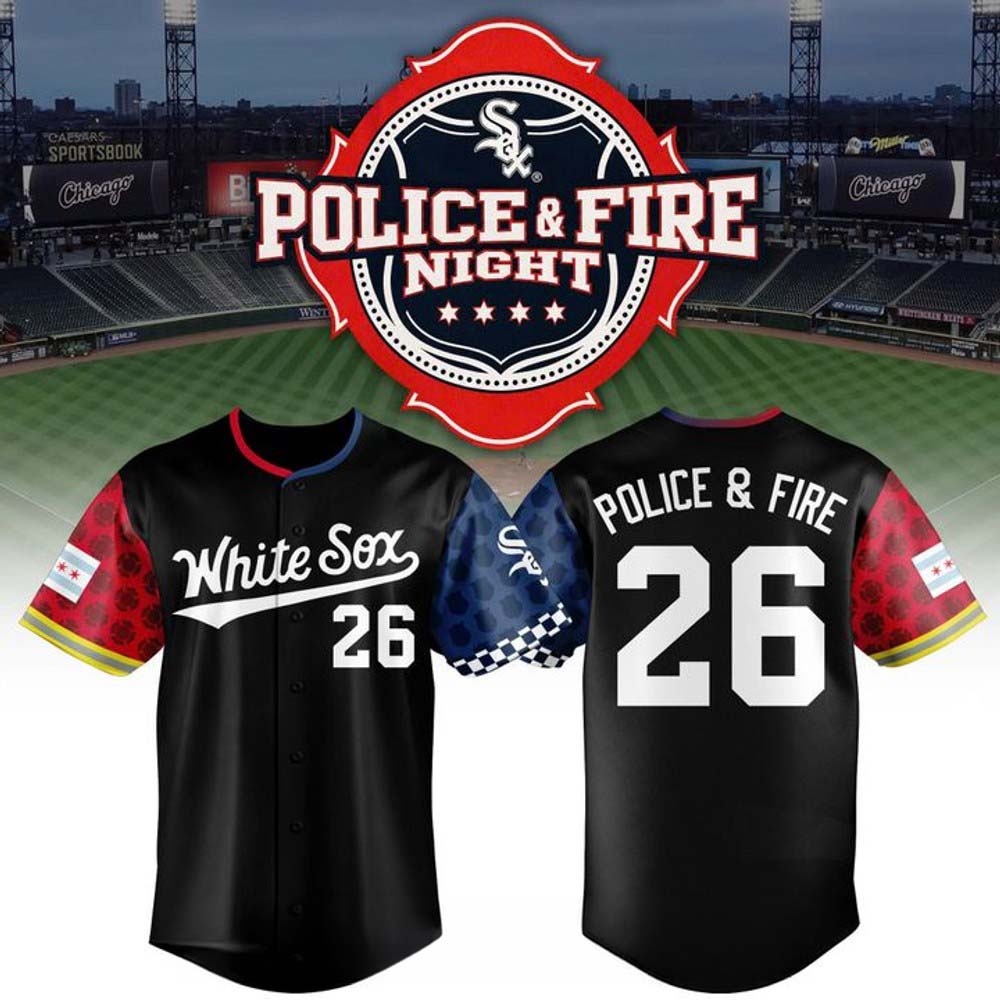 Chicago White Sox x Police and Fire Night 2026 Baseball Jersey 1 - Unicasport Chicago White Sox x Police and Fire Night 2026 Baseball Jersey