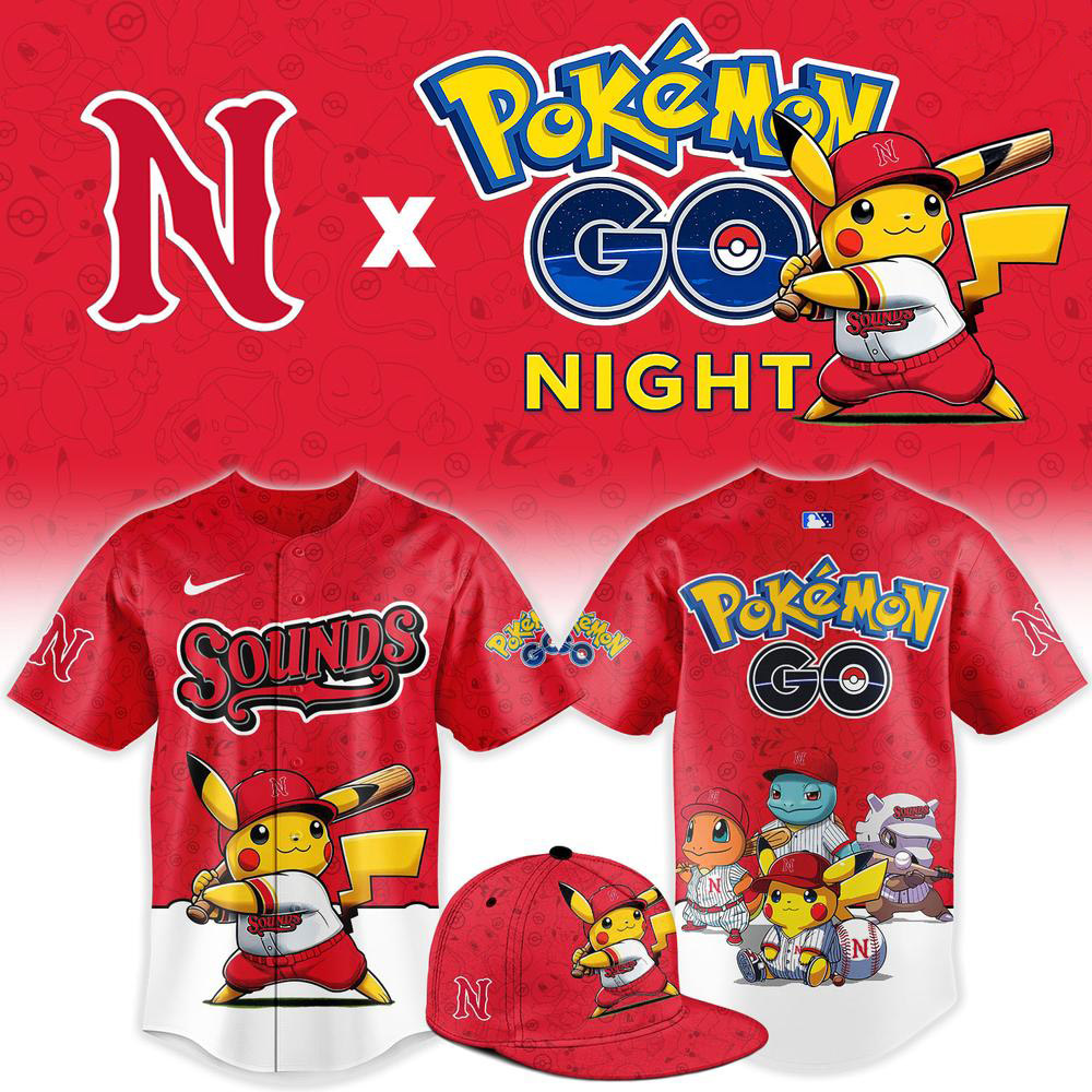 Nashville Sounds x Pokemon GO 2026 Baseball Jersey 1 - Unicasport Nashville Sounds x Pokemon GO 2026 Baseball Jersey