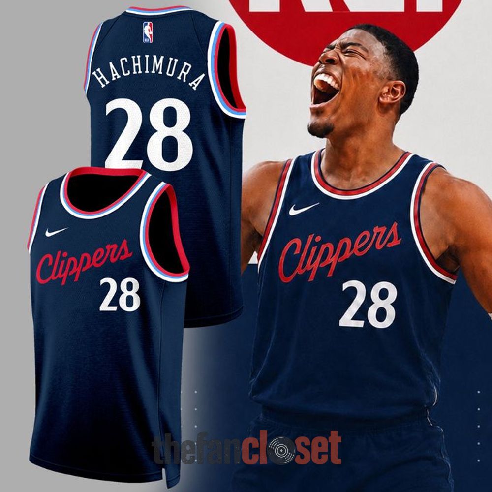 LA Clippers Hachimura 28 Limited Edition Basketball Jersey