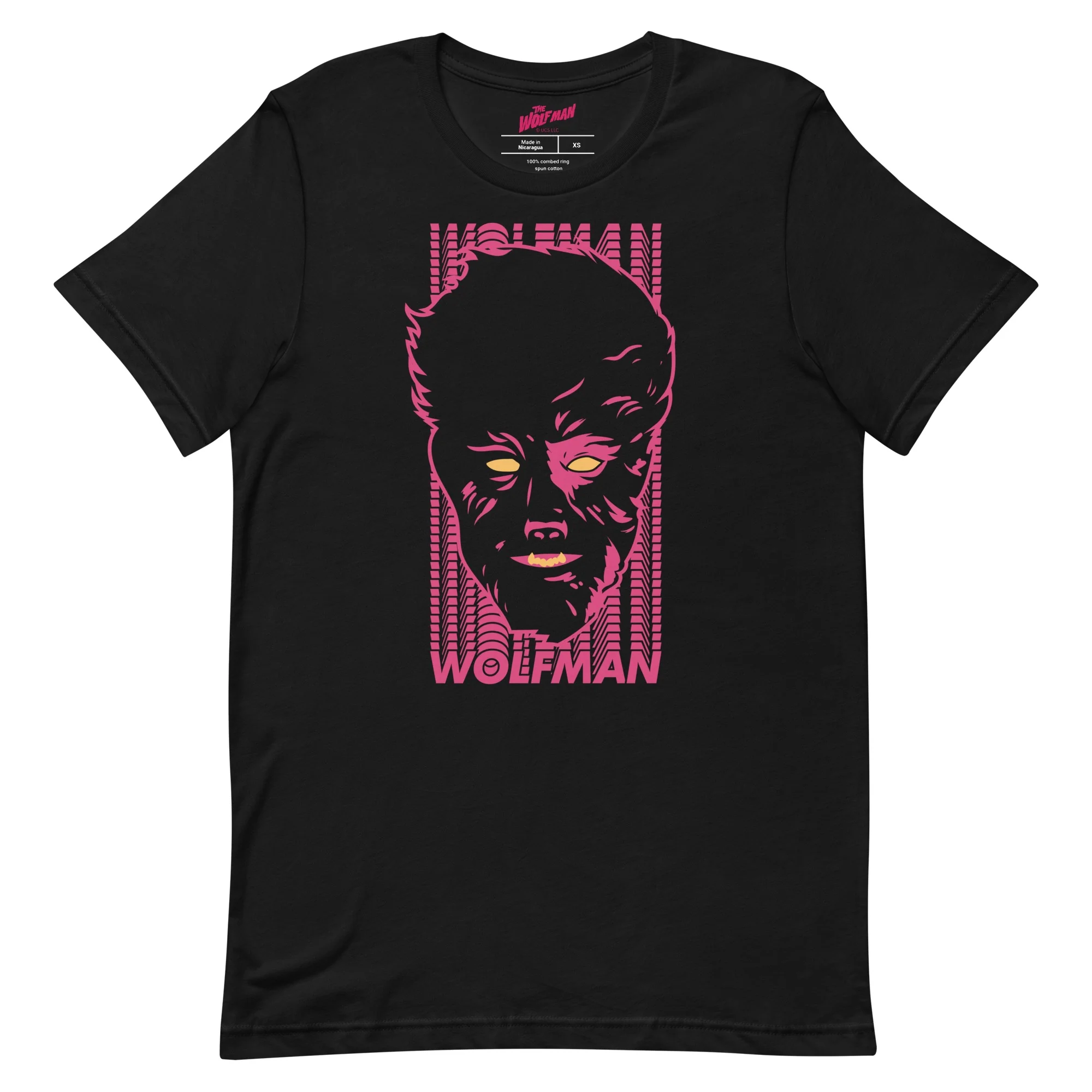 The Wolfman Face Unisex TShirt Classic Horror Movie Graphic Tee Gift for Thriller Fans