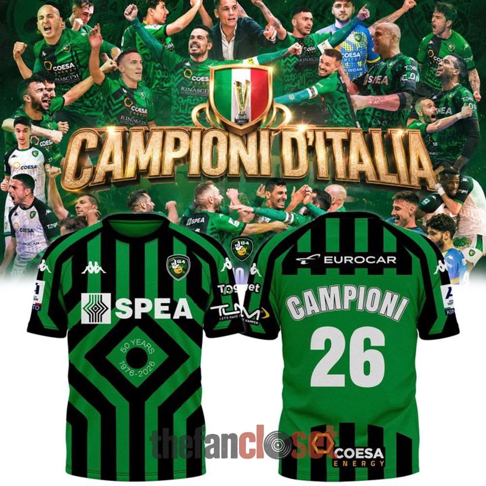 L84 Torino Champions of Italy Futsal Limited Edition Shirt 2025 2026