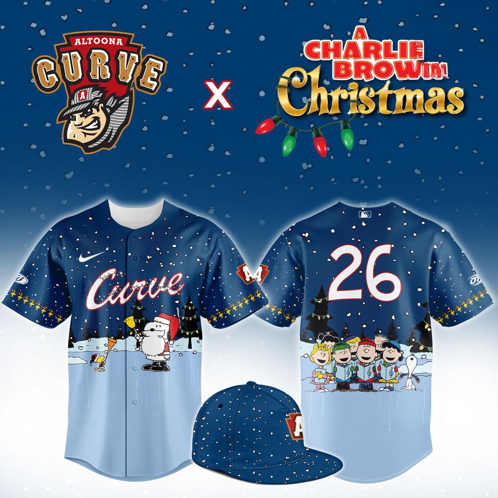 Altoona Curve x Snoopy Peanuts Christmas In July Baseball Jersey MiLB Holiday Theme Night Fan Gift 1 - Unicasport Altoona Curve x Snoopy Peanuts Christmas In July Baseball Jersey MiLB Holiday Theme Night Fan Gift