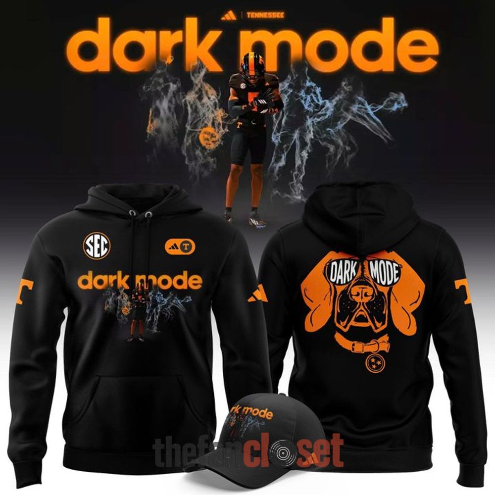 Tennessee Football Dark Mode 2026 Special Edition Hoodie Cap