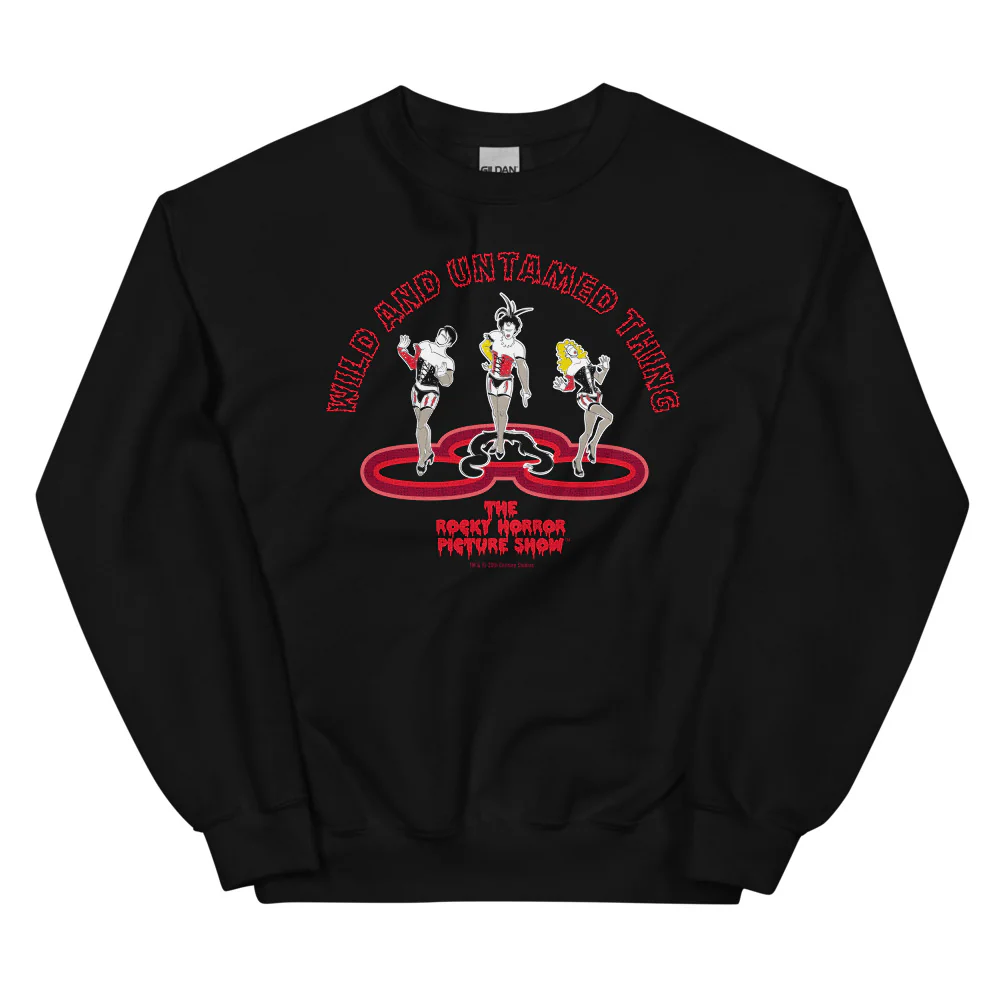 The Rocky Horror Picture Show Wild Untamed Things Sweatshirt Retro Crewneck Gift for Fans