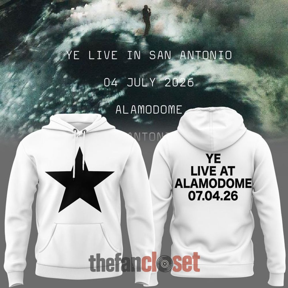 Ye x San Antonio Live Concert Tour Alamodome Stadium 2026 Hoodie