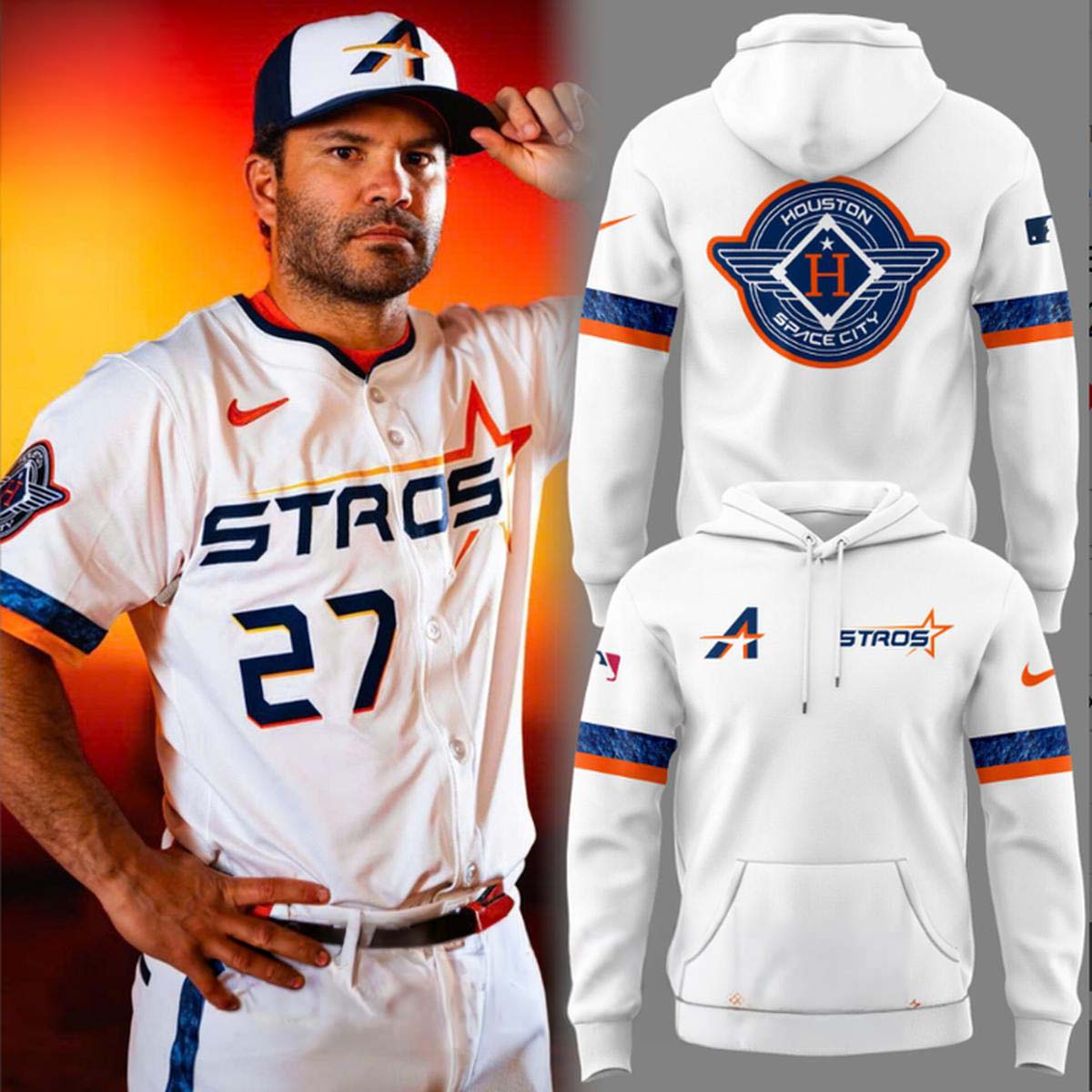 Houston Astros City Connect 2026 The Next Frontier Hooded Sweatshirt - Best Gift for Fans