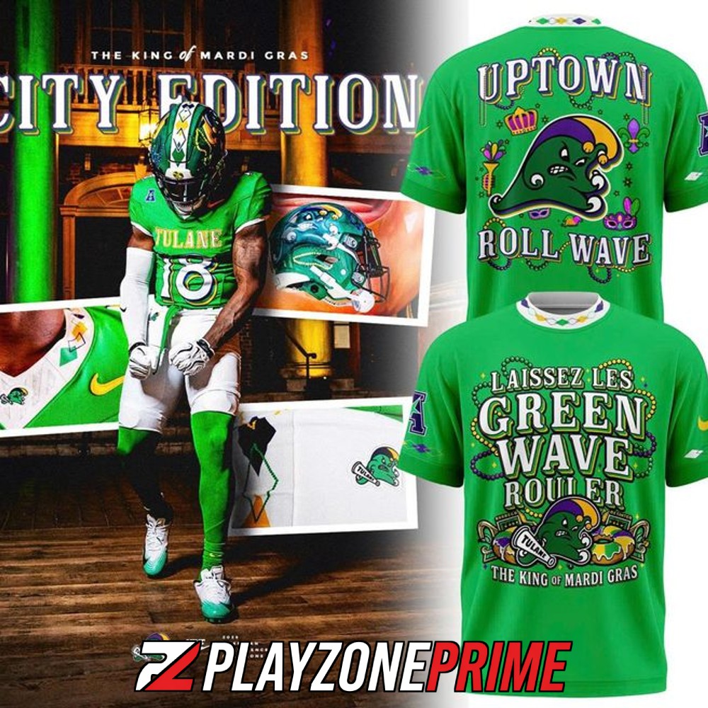 Tulane Green Wave 2026 Uptown Roll Wave Football Jersey Supporter Collection 1 - Unicasport Tulane Green Wave 2026 Uptown Roll Wave Football Jersey Supporter Collection