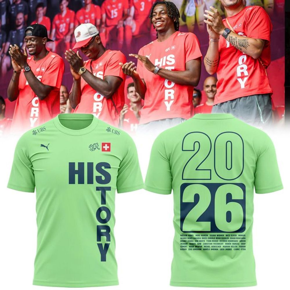 Switzerland National Team HISTORY 2026 Limited Edition Green Shirt