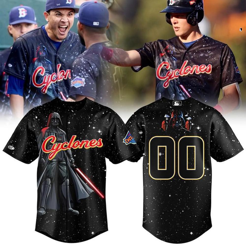 Brooklyn Cyclones x Star Wars Night Limited Edition Baseball Jersey MiLB Sci Fi Theme Night Fan Apparel 2 - Unicasport Brooklyn Cyclones x Star Wars Night Limited Edition Baseball Jersey MiLB Sci Fi Theme Night Fan Apparel