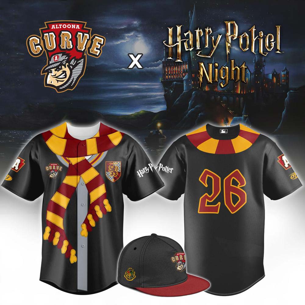 Altoona Curve x Harry Potter 2026 Baseball Jersey