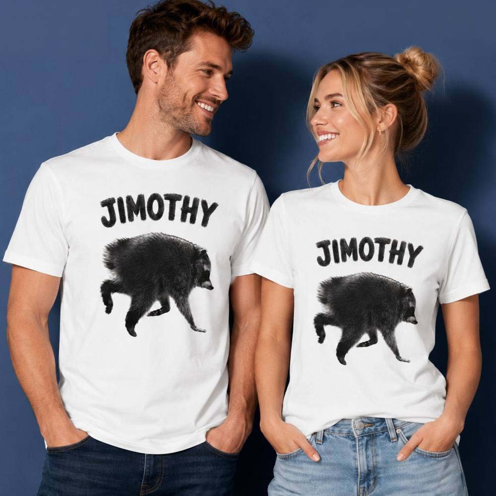 Jimothy Raccoon Apparel Custom T-Shirt