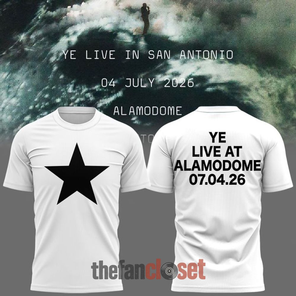 White Shirt - San Antonio x Ye Live Concert Tour Alamodome Stadium 2026