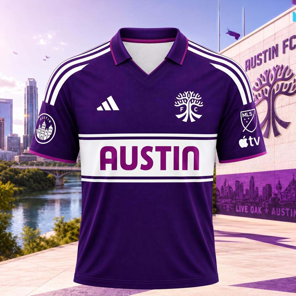 Willie Nelson Austin FC 2026 Third Kit Football Jersey - Best Gift for Fans