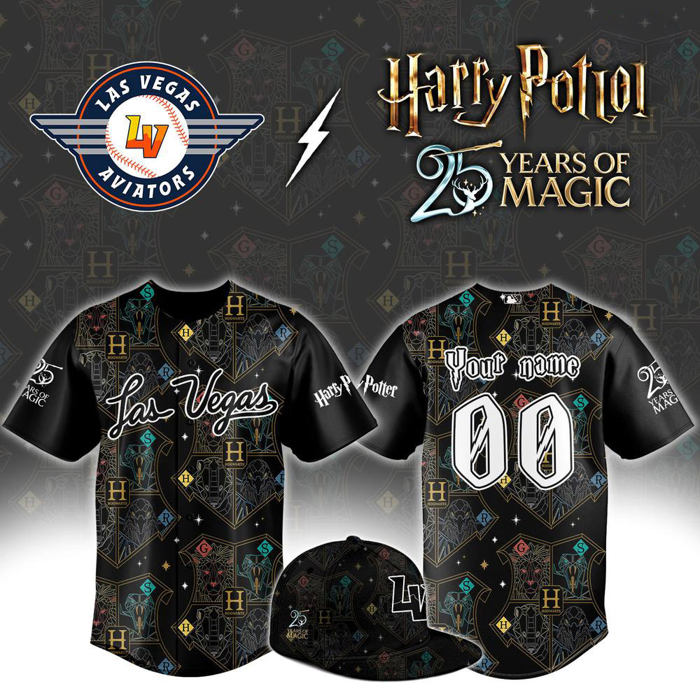 Custom Las Vegas Aviators x Harry Potter Baseball Jersey Apparel 1 - Unicasport Custom Las Vegas Aviators x Harry Potter Baseball Jersey Apparel