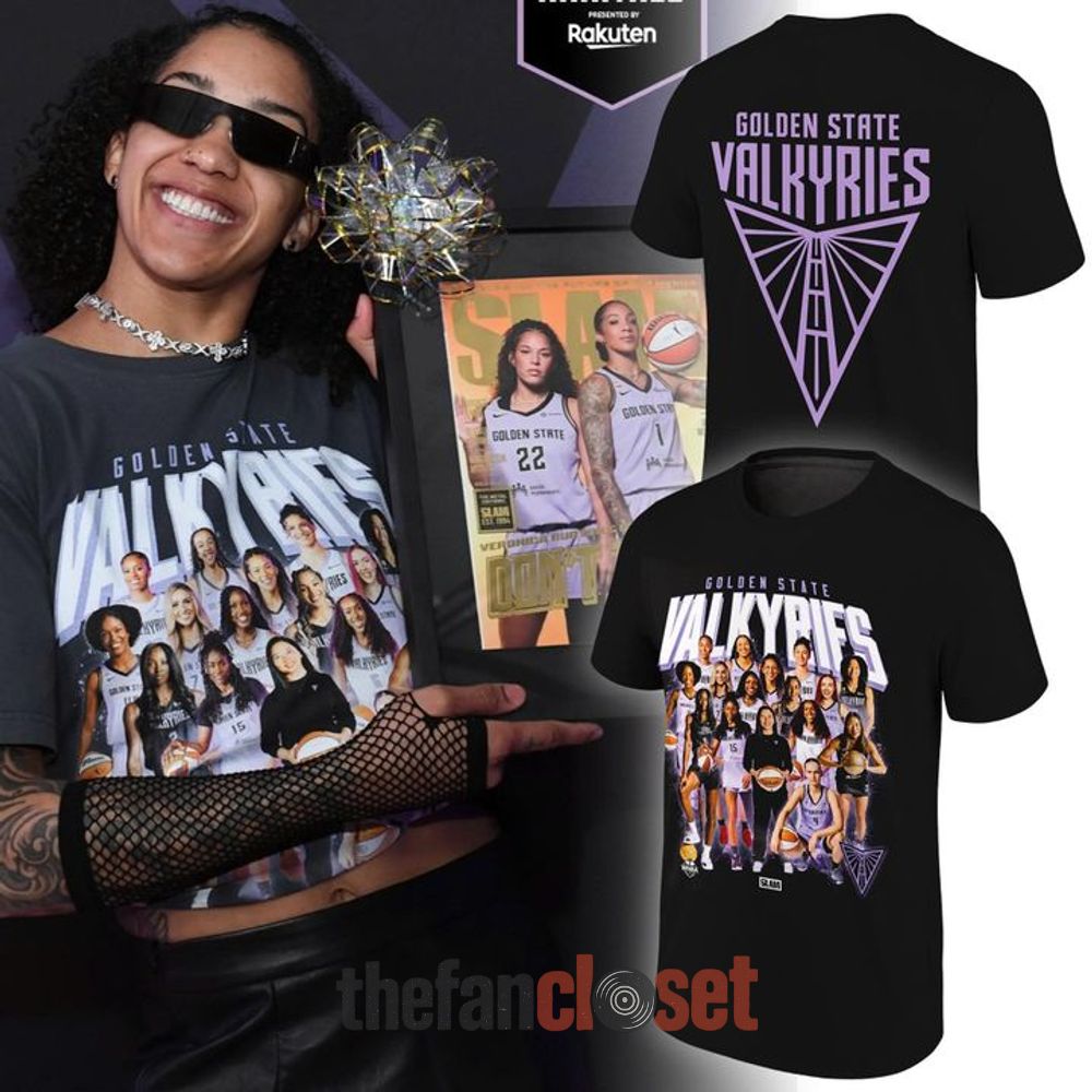 Golden State Valkyries Team Print Shirt - SLAM Cover