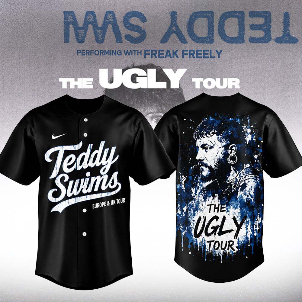 Teddy Swims The Ugly Tour 2026 Baseball Jersey Concert Collection 1 - Unicasport Teddy Swims The Ugly Tour 2026 Baseball Jersey Concert Collection