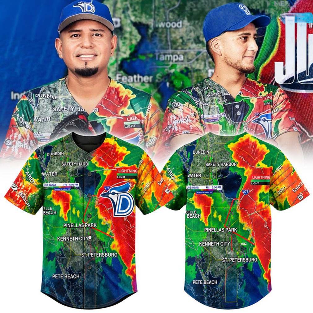Dunedin Blue Jays Weather Gods Baseball Jersey