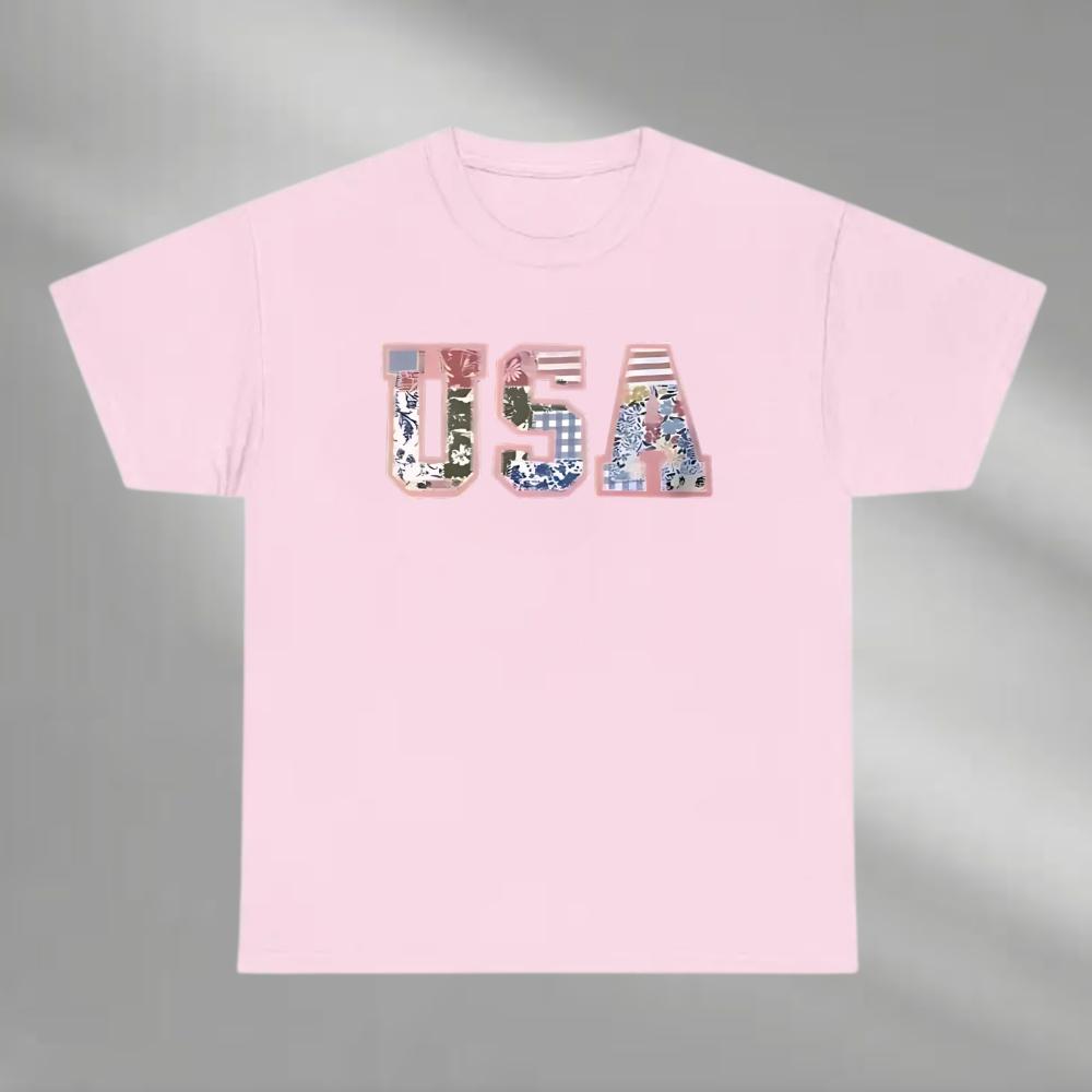 Comfort Colors USA Floral Shirt 4th of July shirt USA Tee summer patriotic shirt for women America est 1776 shirt red white blue shirt