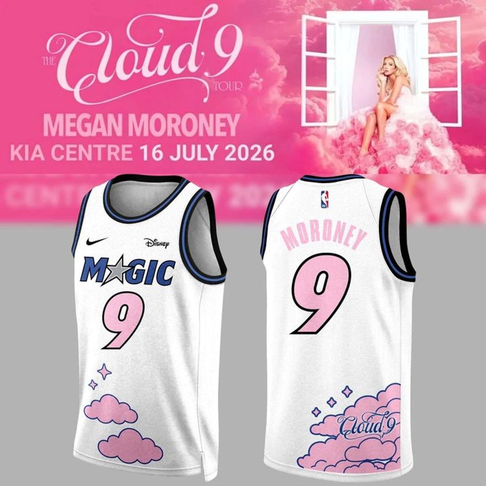 Megan Moroney X Orlando Magic The Cloud 9 Tour 2026 Basketball Jersey - Best Gift for Fans