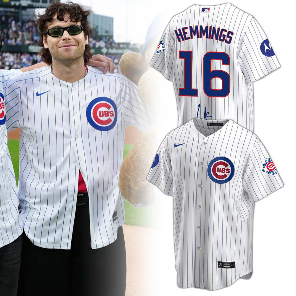 5 Seconds of Summer x Chicago Cubs Hemmings 16 Baseball Jersey 1 - Unicasport 5 Seconds of Summer x Chicago Cubs Hemmings 16 Baseball Jersey