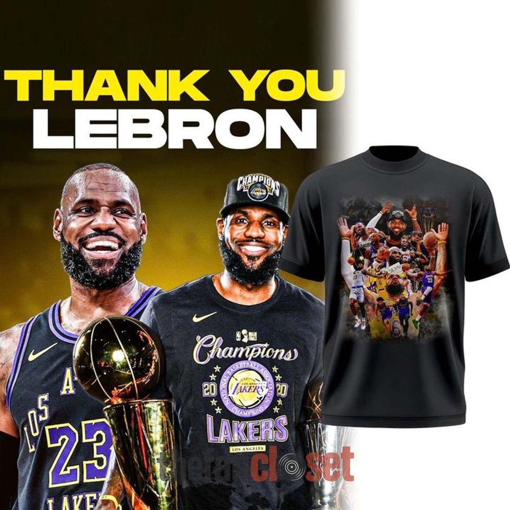 LeBron James Tribute Special Edition TShirt - Los Angeles Lakers