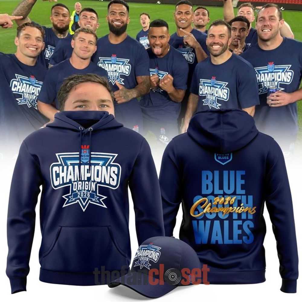 NSW Blues 2026 State of Origin Champions Special Hoodie Cap