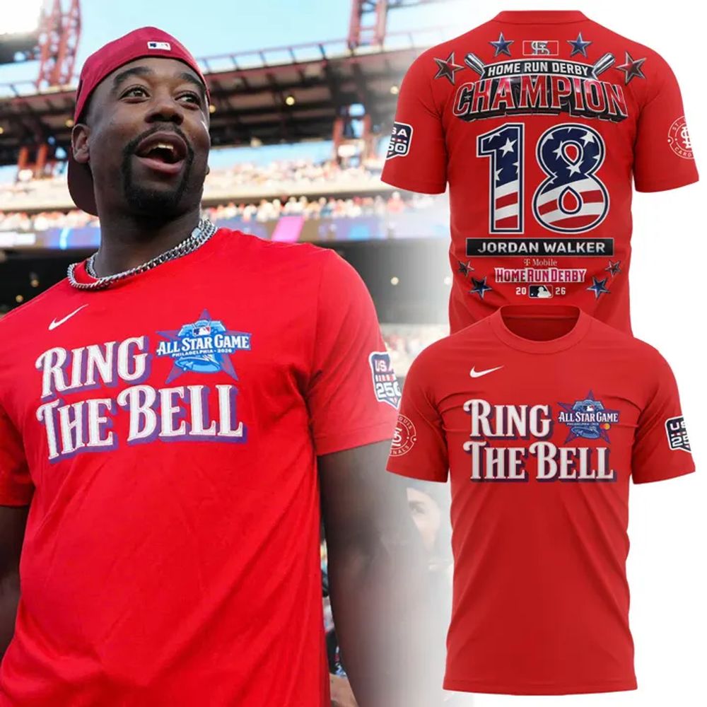 MLB 2026 AllStar Game Jordan Walker Home Run Derby Champion Ring The Bell Shirt