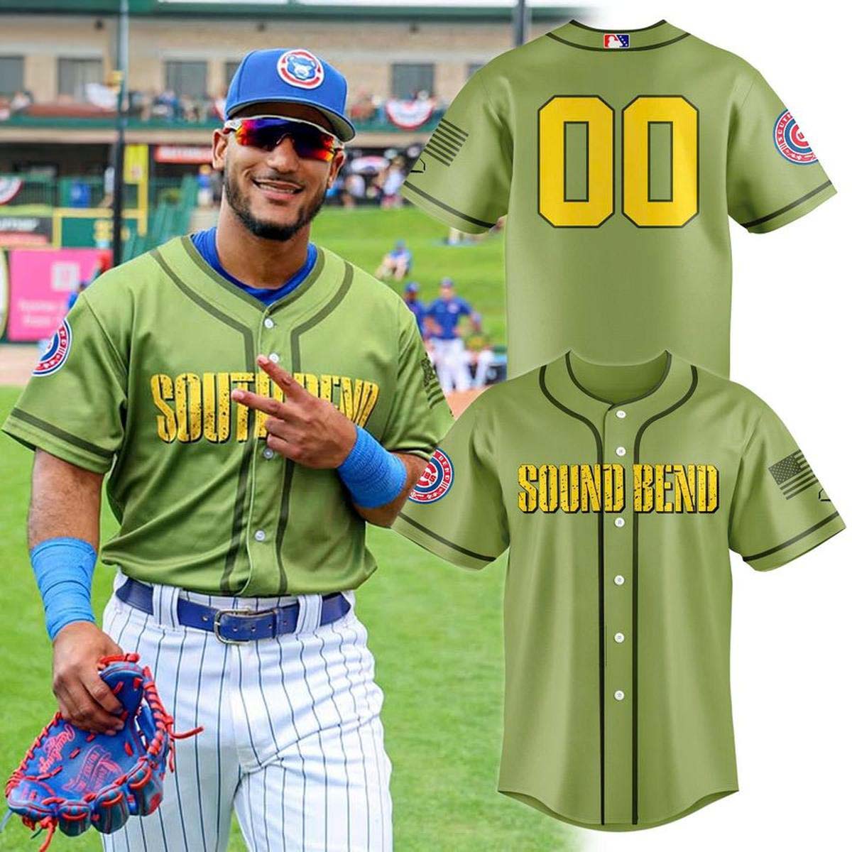 South Bend Cubs Military Appreciation 2026 Personalized Baseball Jersey Fan Wear 1 - Unicasport South Bend Cubs Military Appreciation 2026 Personalized Baseball Jersey Fan Wear