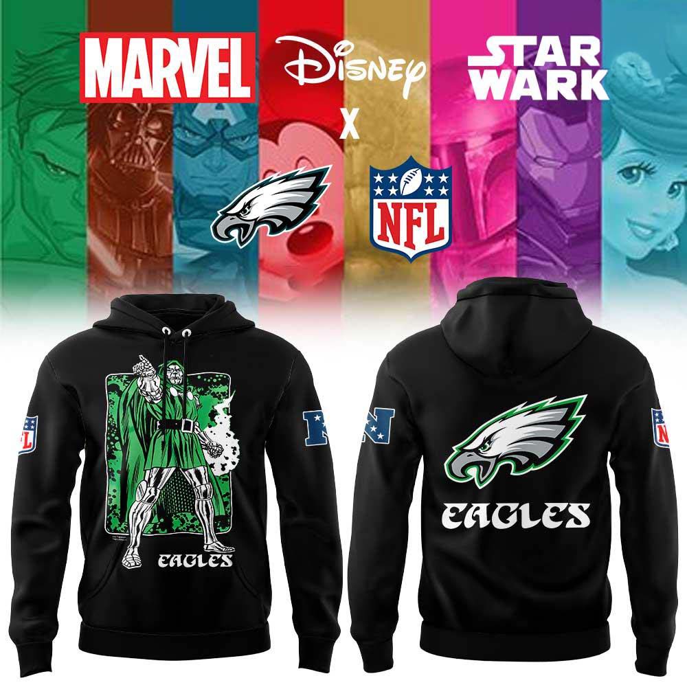 Philadelphia Eagles x Disney Characters Graphic Sweatshirt - Unique Sports Fan Gift Idea