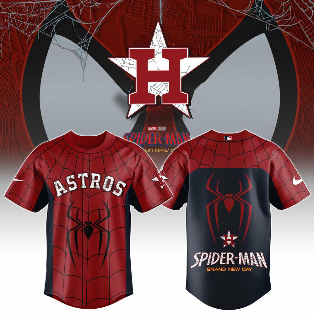 Custom Houston Astros x Spider-Man Brand New Day Special Edition Baseball Jersey Apparel 1 - Unicasport Custom Houston Astros x Spider-Man Brand New Day Special Edition Baseball Jersey Apparel