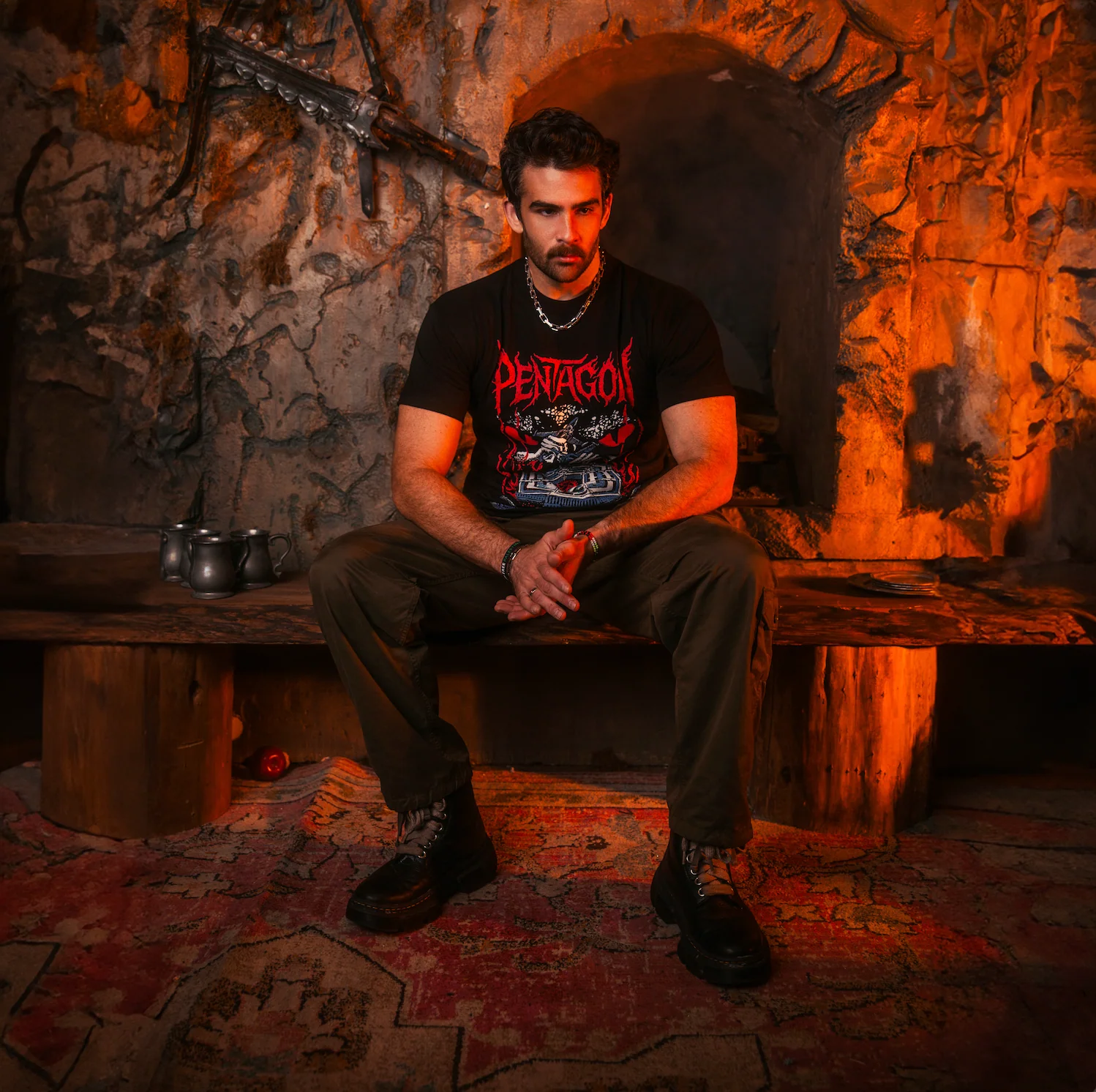 Pentagon TShirt Pentagon Graphic Tee Trend Merch 2025