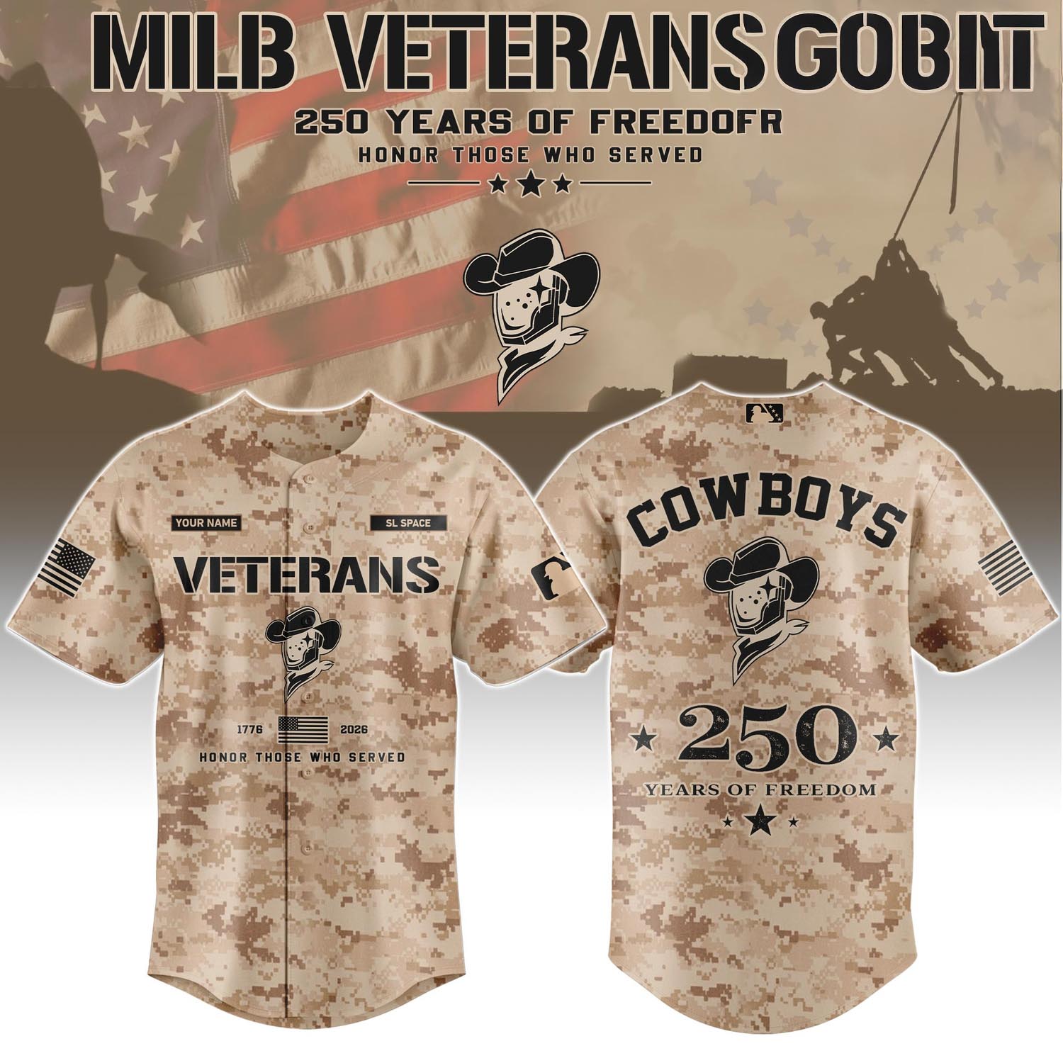 Sugar Land Space Cowboys Veterans Day 2026 Special Limited Edition Baseball Jersey Fan Apparel 1 - Unicasport Sugar Land Space Cowboys Veterans Day 2026 Special Limited Edition Baseball Jersey Fan Apparel