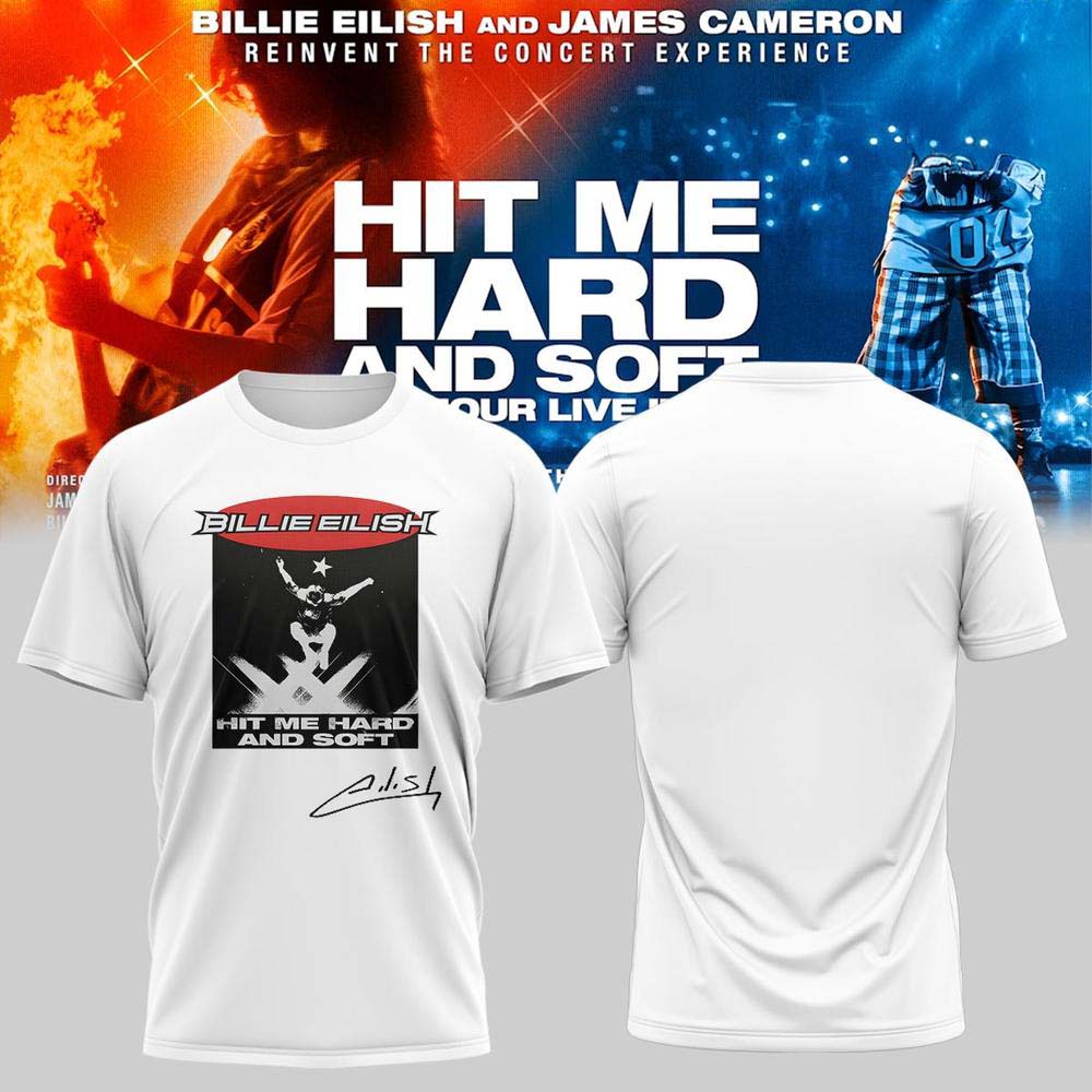 Billie Eilish Hit Me Hard and Soft The Tour 2026 T Shirt