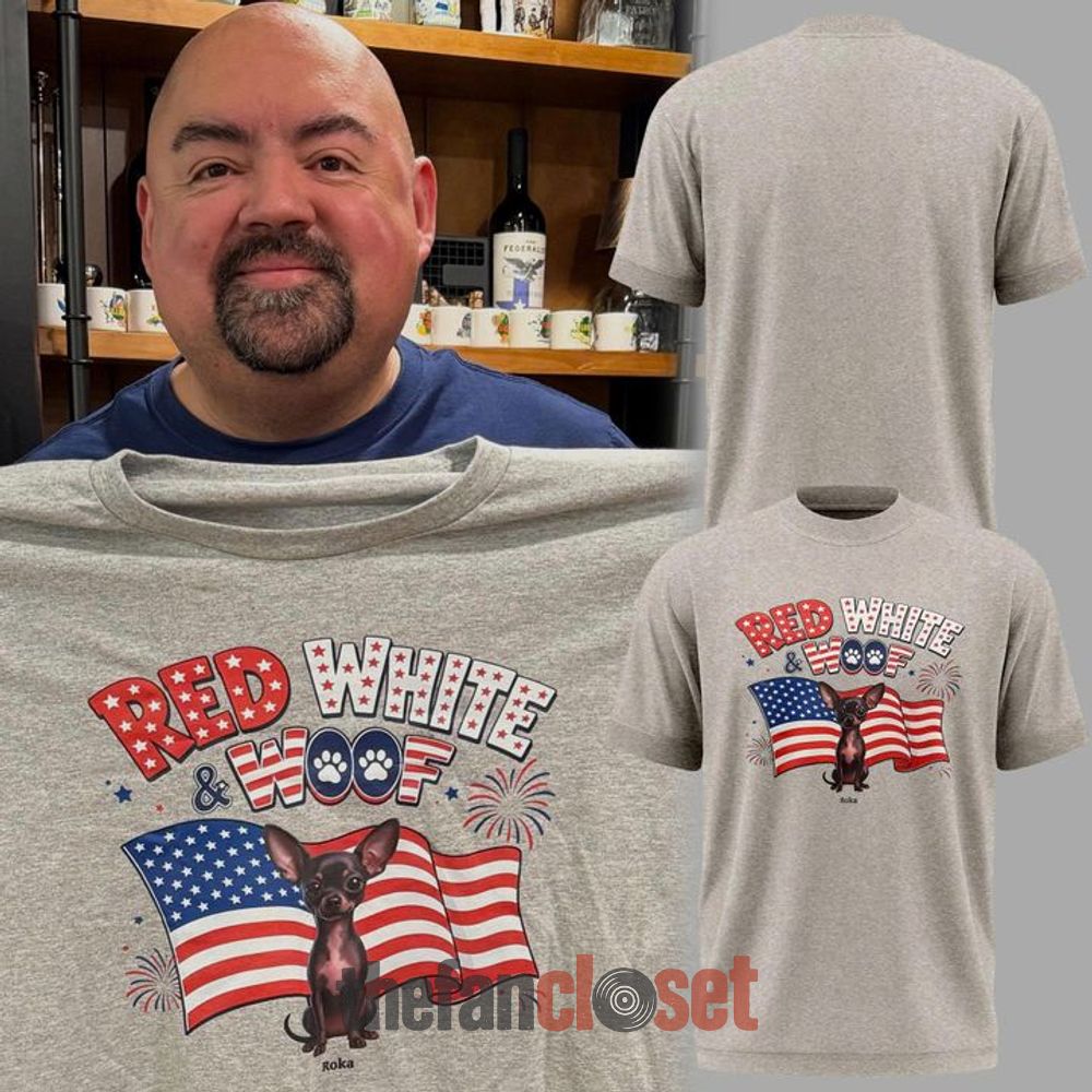 4th of July America Red White Woof 2026 Shirt