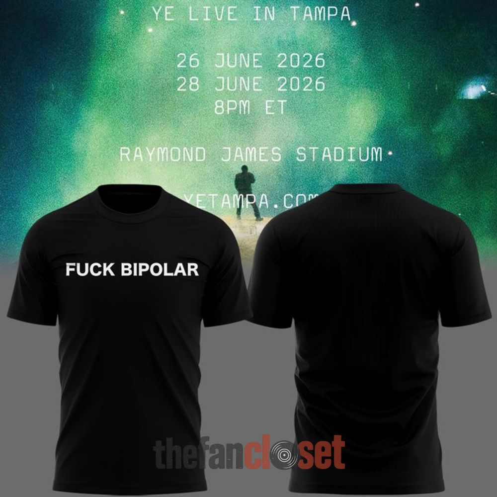 Vintage Ye Live At Raymond James Stadium Concert T-Shirt 2026 Tour Apparel