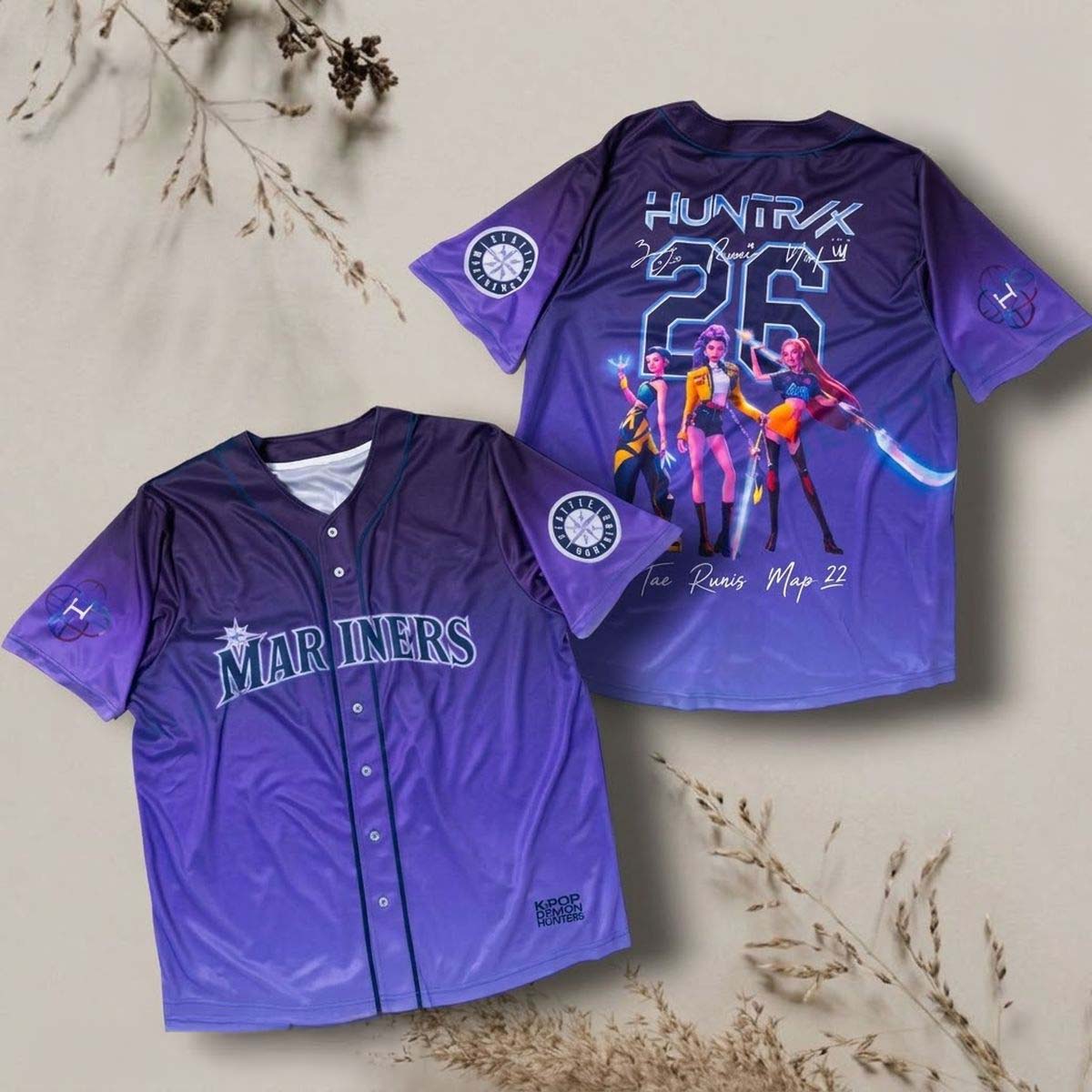 Seattle Mariners Baseball Jersey Kpop Demon Hunters Night 2026 1 - Unicasport Seattle Mariners Baseball Jersey Kpop Demon Hunters Night 2026