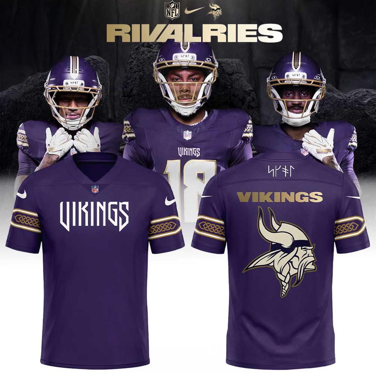 Minnesota Vikings Embodiment Of The North Rivalries 2026 Football Jersey Northern Pride Edition 1 - Unicasport Minnesota Vikings Embodiment Of The North Rivalries 2026 Football Jersey Northern Pride Edition