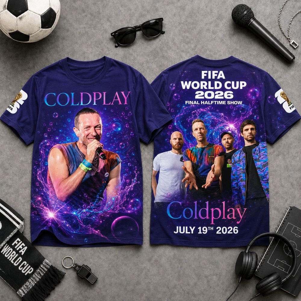 Coldplay World Cup 2026 Final Halftime Show Special Shirt