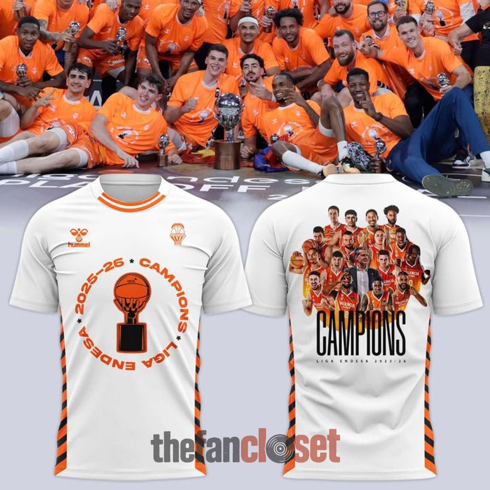 Valencia Basket 2026 Liga Endesa Champions Basketball Shirt