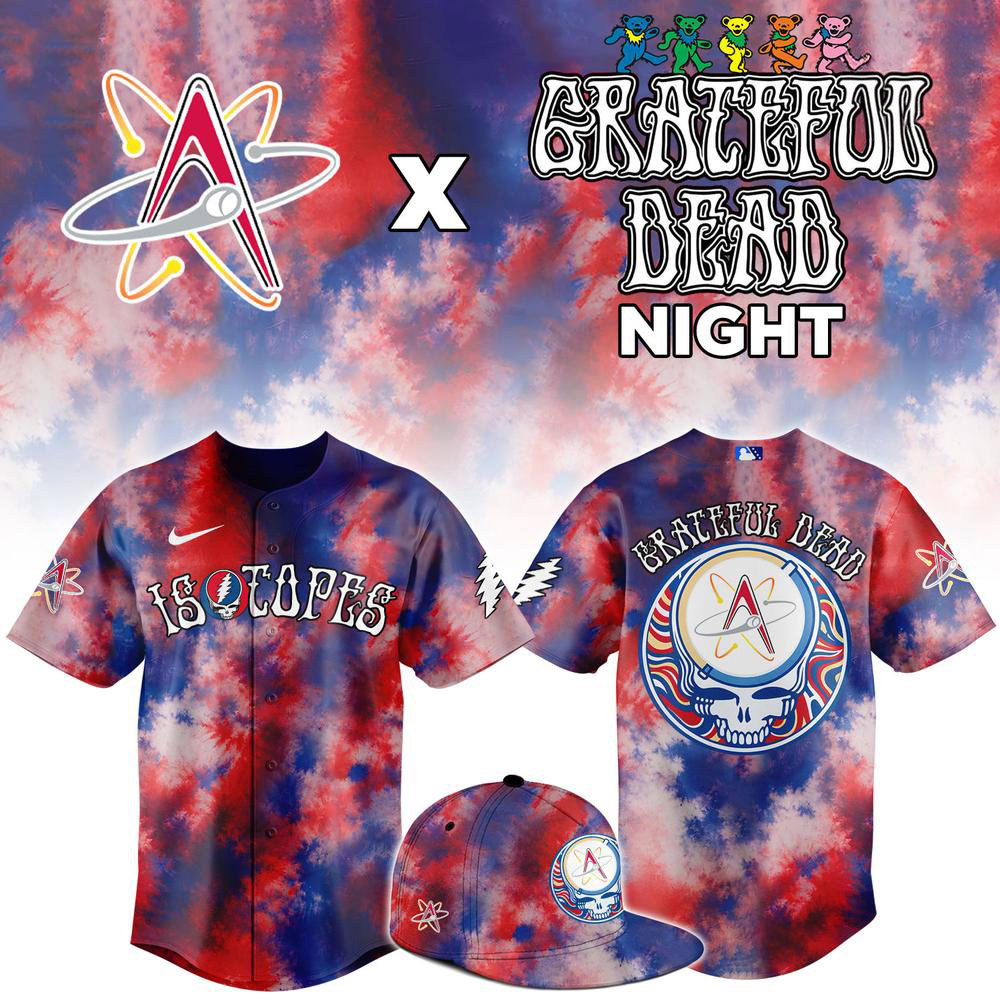 Grateful Dead Night Albuquerque Isotopes 2026 Baseball Jersey 1 - Unicasport Grateful Dead Night Albuquerque Isotopes 2026 Baseball Jersey