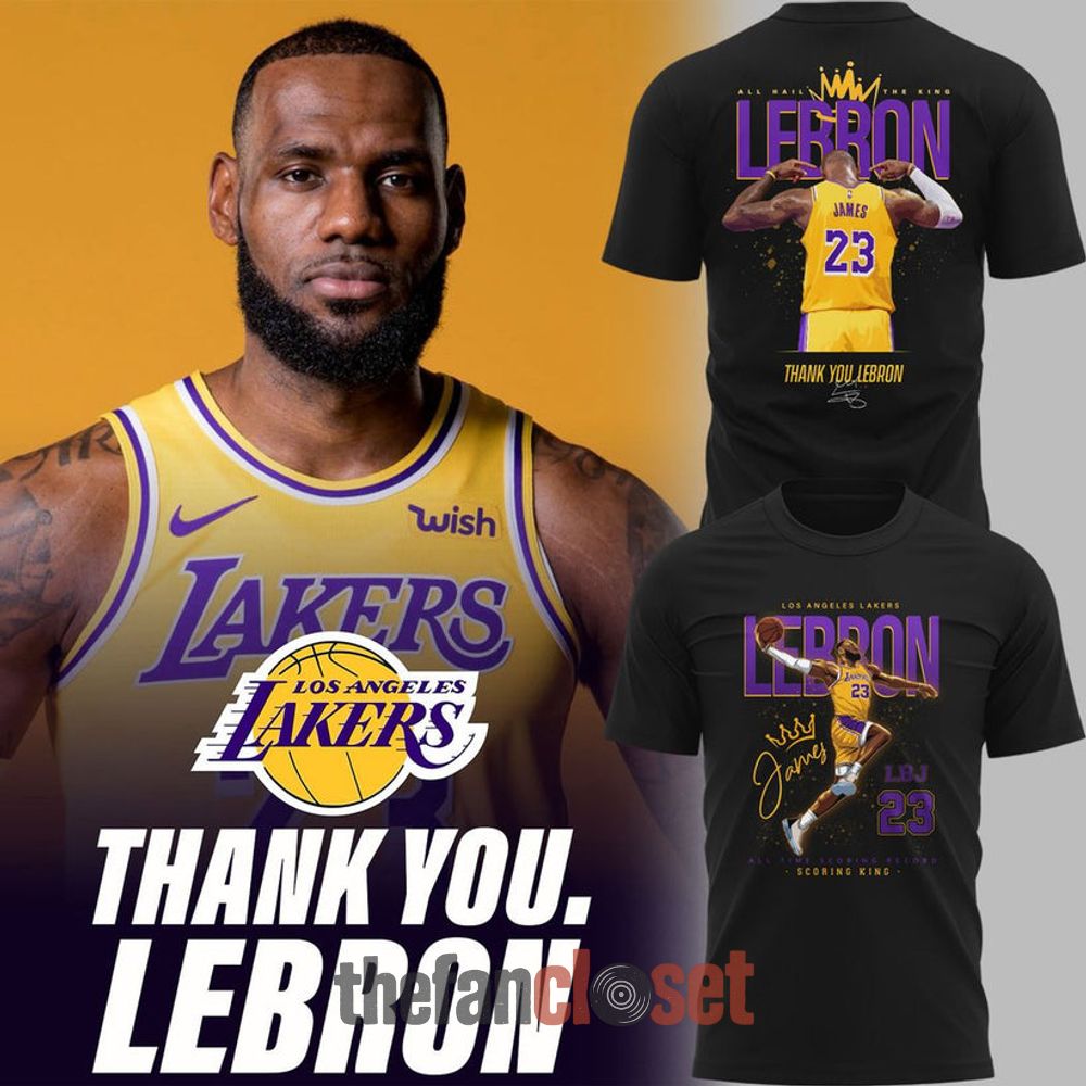 Los Angeles Lakers Thank You LeBron Special Shirt