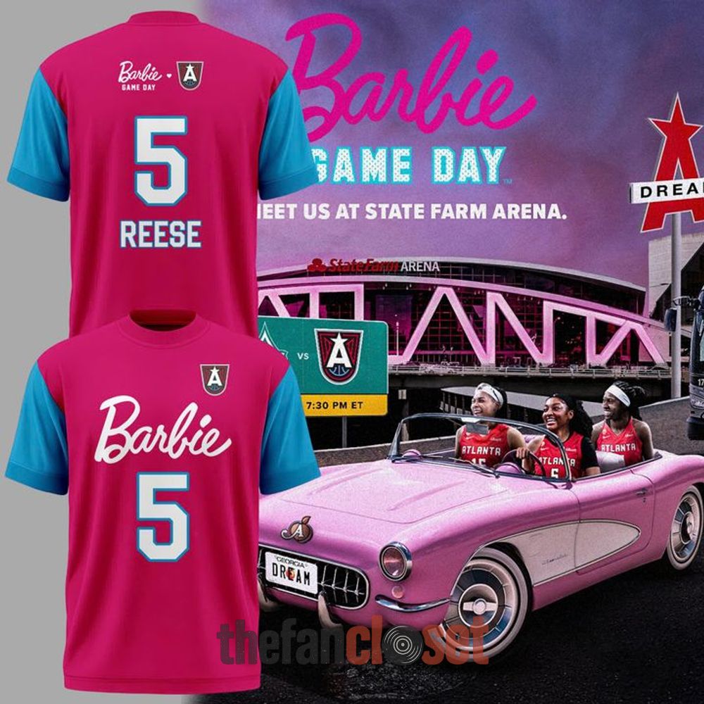 Limited Edition Atlanta Dream Barbie Game Day 2026 Shirt