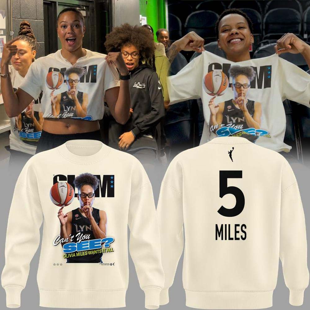 Olivia Miles Minnesota Lynx Cant You See Slam Sweatshirt