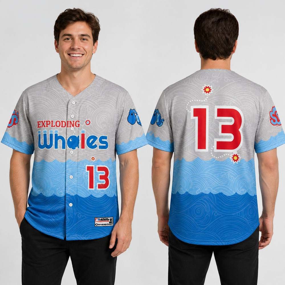 Eugene Emeralds Exploding Whales Giveaway Jersey