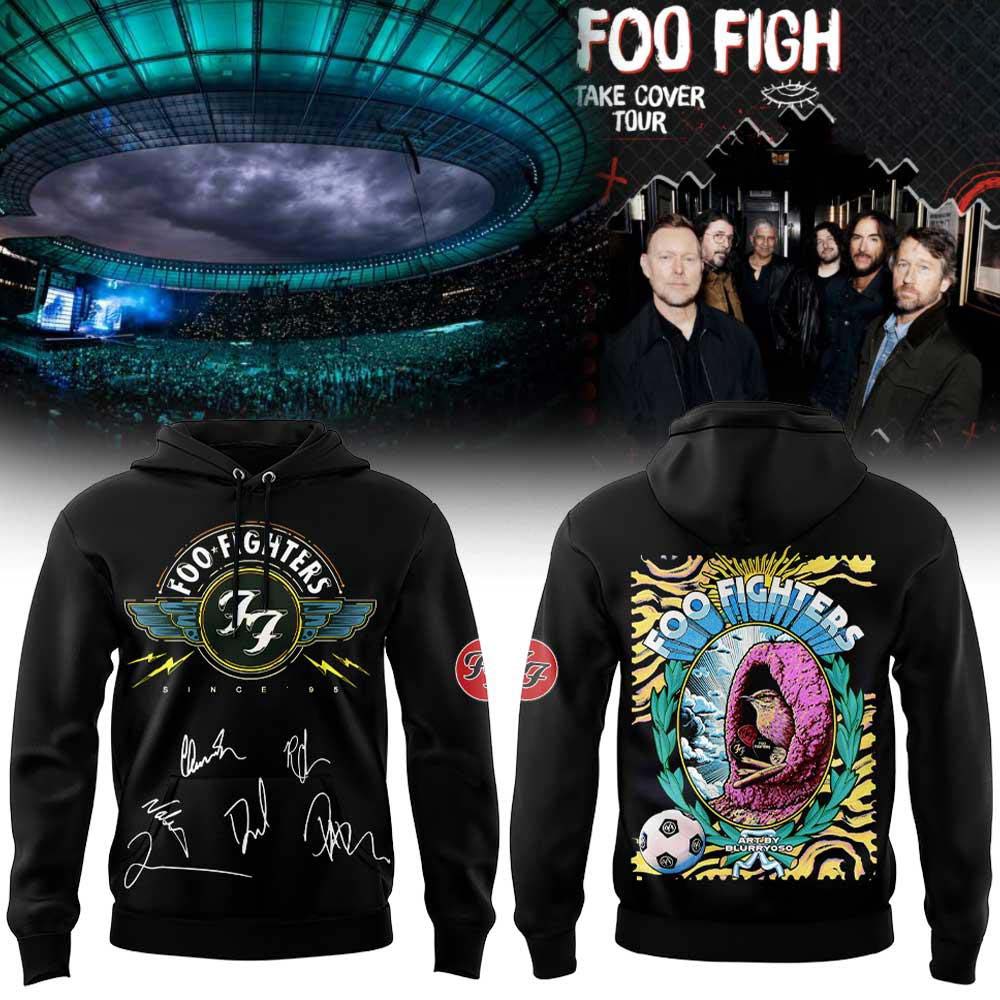 Foo Fighters Take Cover 2026 2027 Hoodie