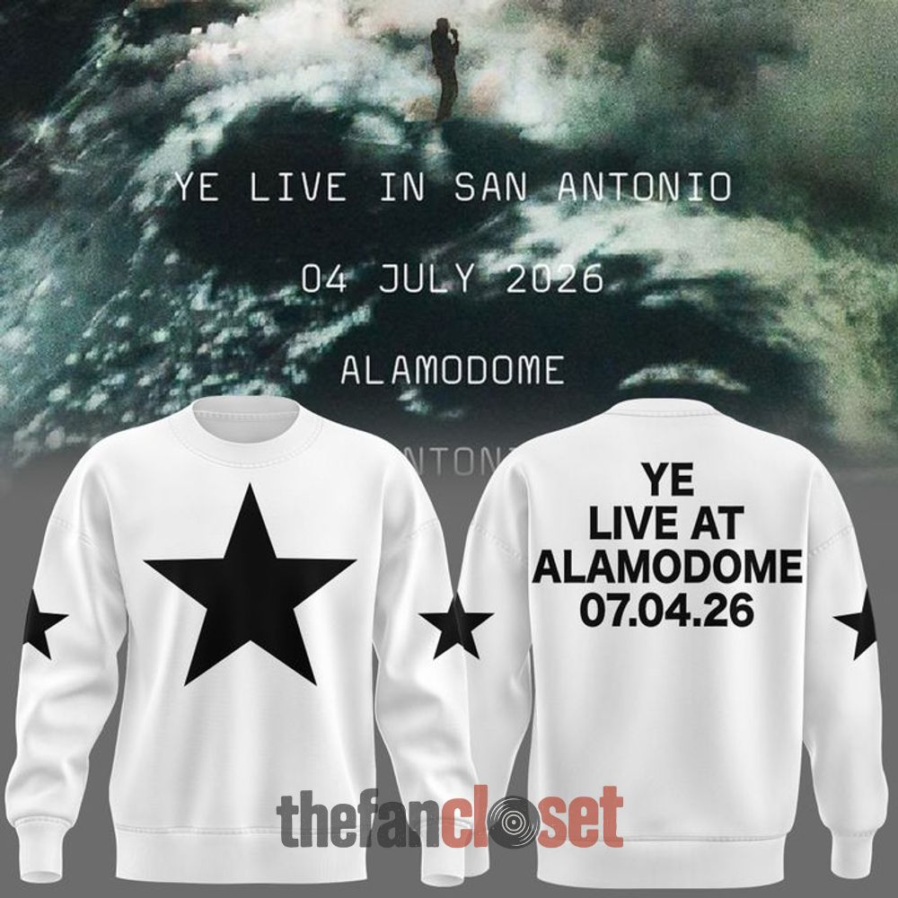 Ye Live Concert Tour 2026 San Antonio Alamodome Stadium Sweatshirt