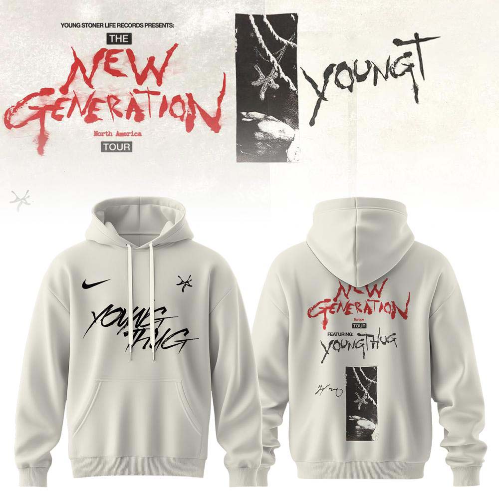 Young Thug The New Generation Tour 2026 Graphic Hoodie - Best Gift for Fans