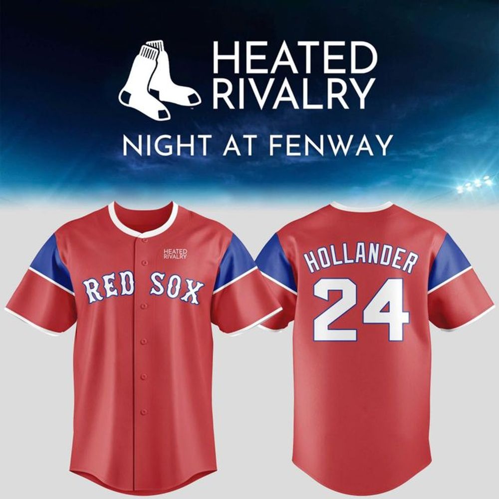 Boston Red Sox Shane Hollander Baseball Jersey