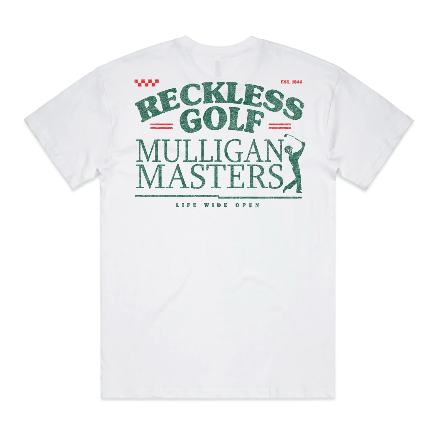 Reckless Golf Mulligan Master T Shirt Merch 2025 Funny Gift For Golfers