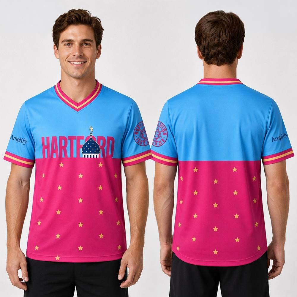 Hartford Yard Goats Capital Glow Baseball Jersey 2026 Adult Edition - Best Gift for Fans